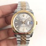 Mens Rolex Datejust II Two Tone Gold Silver Dial Replica Watch
